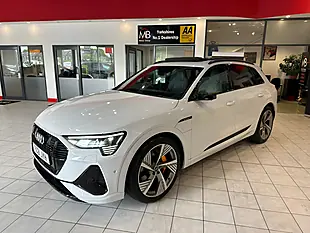 Used 2021 Audi E-Tron Vorsprung White - Interior and Exterior details 5