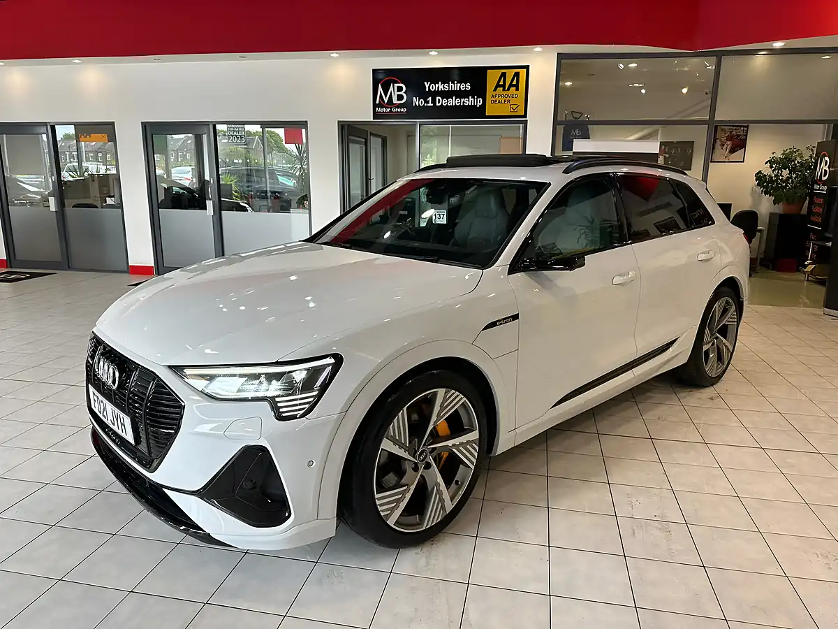 Used 2021 Audi E-Tron Vorsprung White - Interior and Exterior details 5
