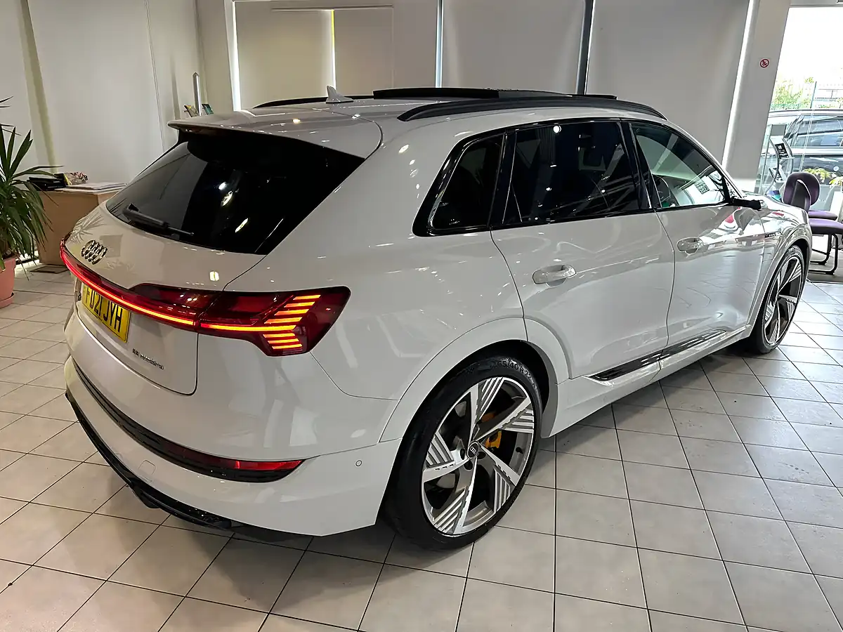 Used 2021 Audi E-Tron Vorsprung White - Interior and Exterior details 7