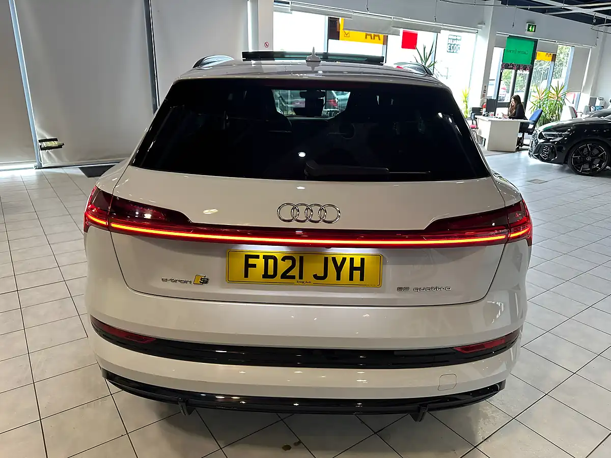 Used 2021 Audi E-Tron Vorsprung White - Interior and Exterior details 9