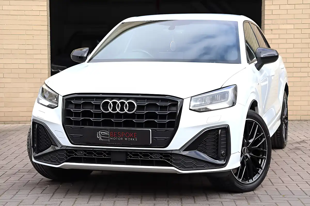 Used 2021 Audi Q2 Black Edition White - Front View