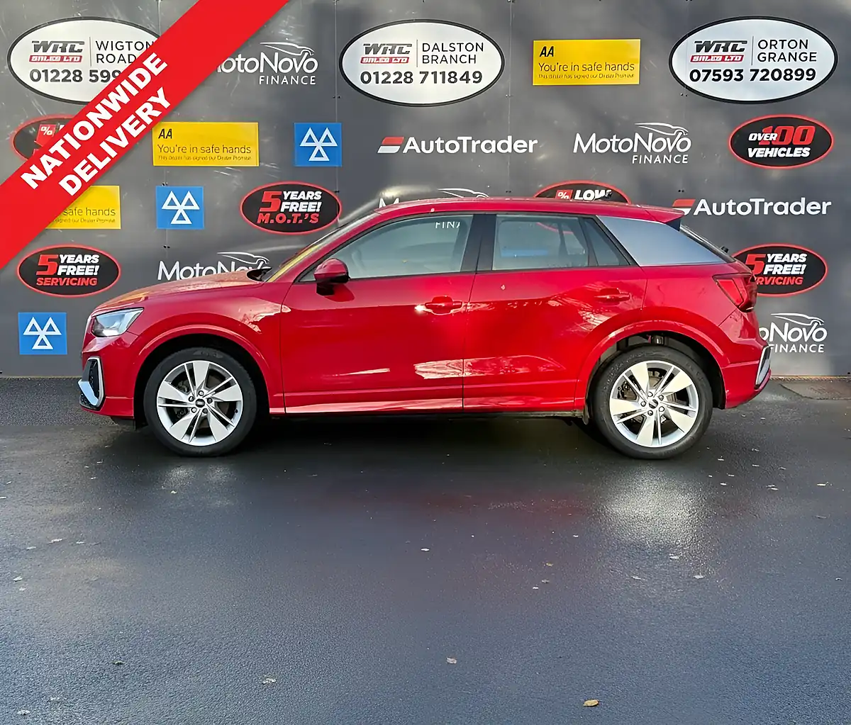 Used 2021 Audi Q2 S Line Red - Interior and Exterior details 2
