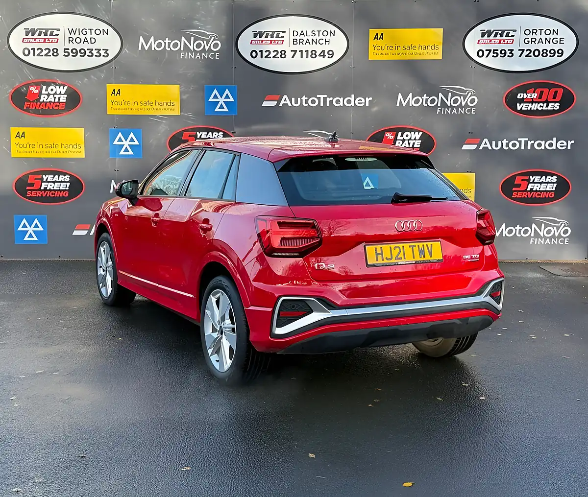 Used 2021 Audi Q2 S Line Red - Interior and Exterior details 3