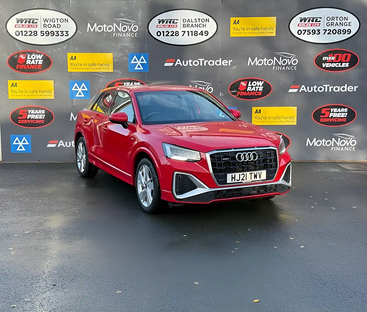 Used 2021 Audi Q2 S Line Red - Interior and Exterior details 4