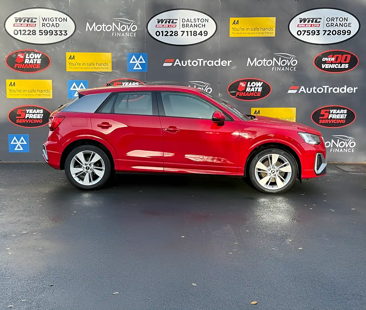 Used 2021 Audi Q2 S Line Red - Interior and Exterior details 5