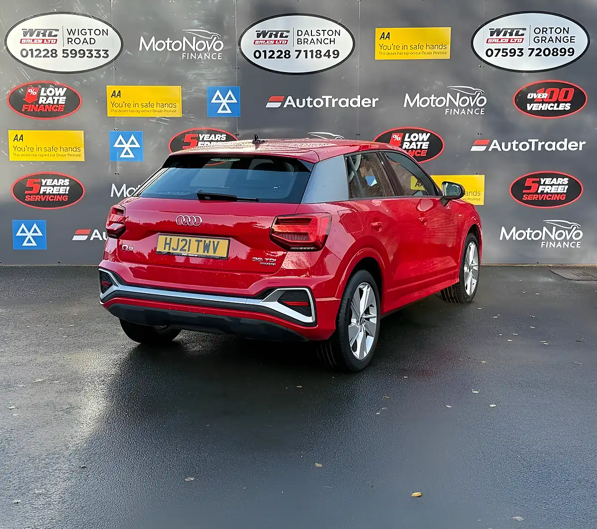 Used 2021 Audi Q2 S Line Red - Interior and Exterior details 6