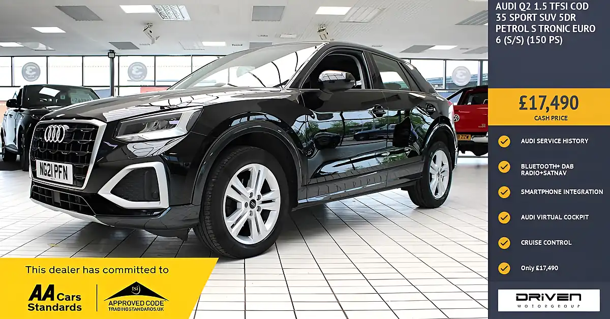 Used 2021 Audi Q2 Sport Black - Front View