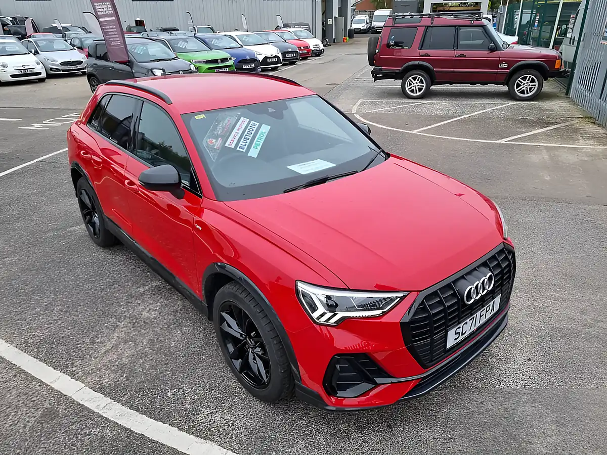 Used 2021 Audi Q3 S Line Black Edition Misano Red - Interior and Exterior details 11
