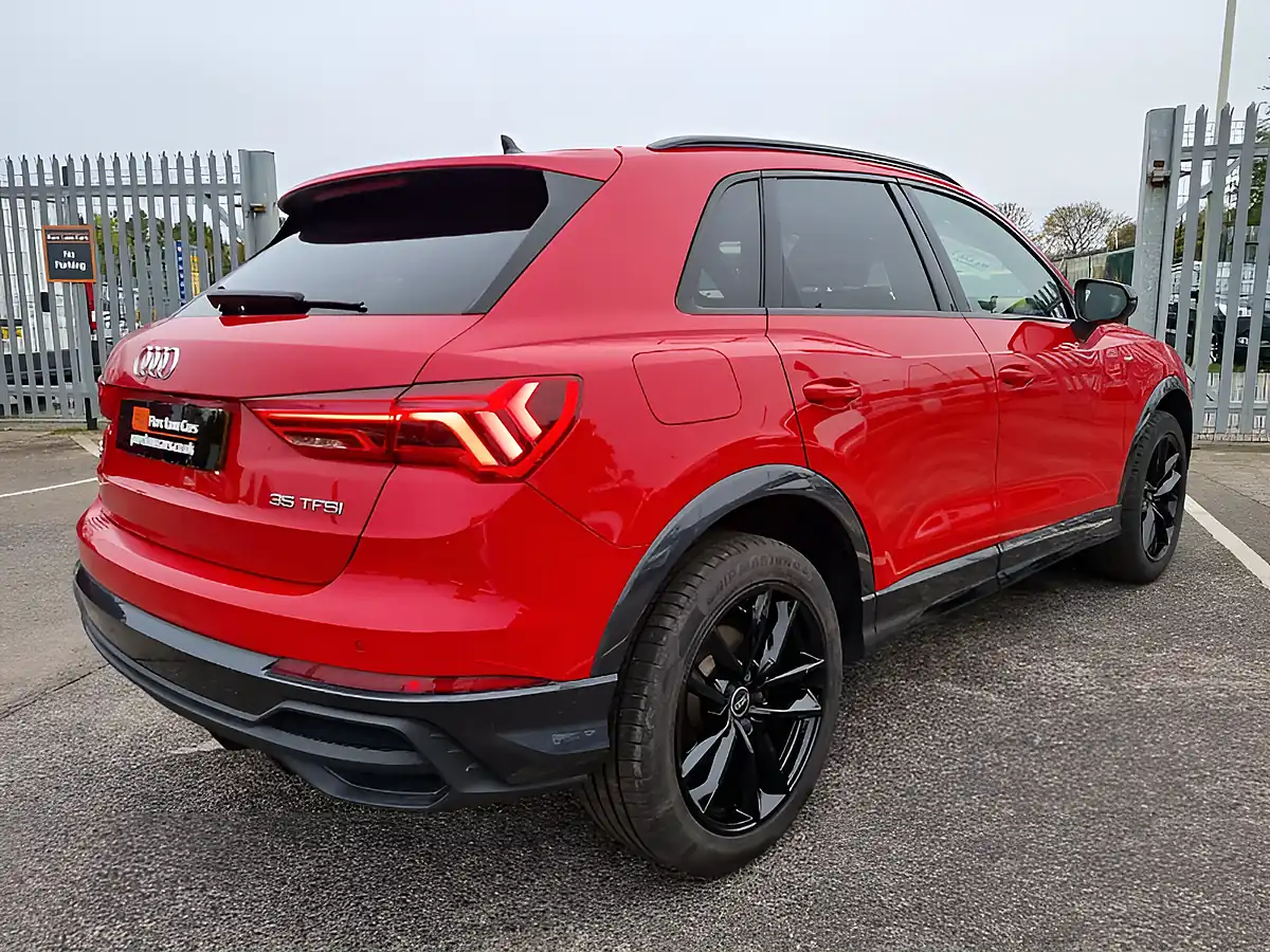 Used 2021 Audi Q3 S Line Black Edition Misano Red - Interior and Exterior details 5