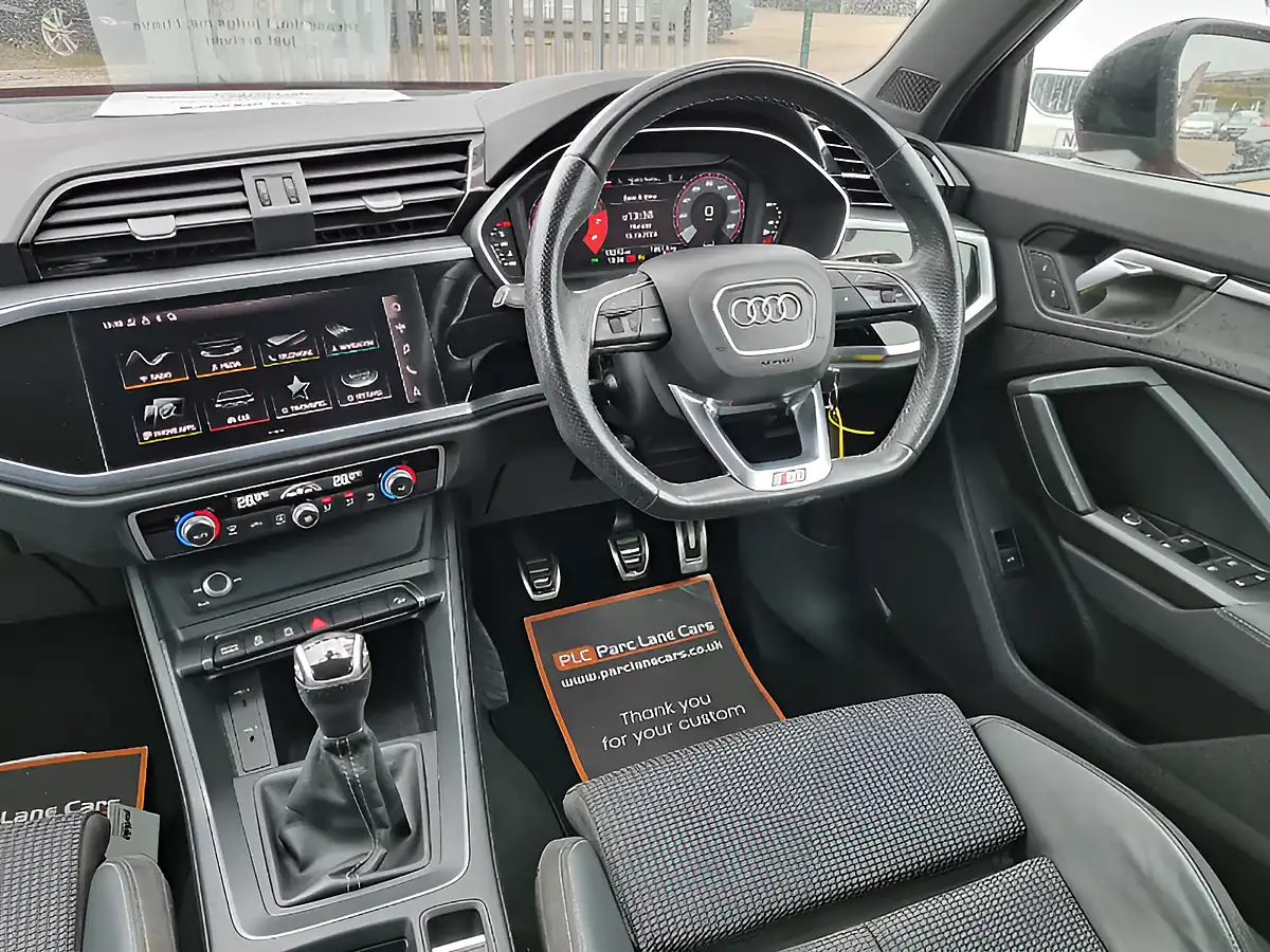 Used 2021 Audi Q3 S Line Black Edition Misano Red - Interior and Exterior details 7