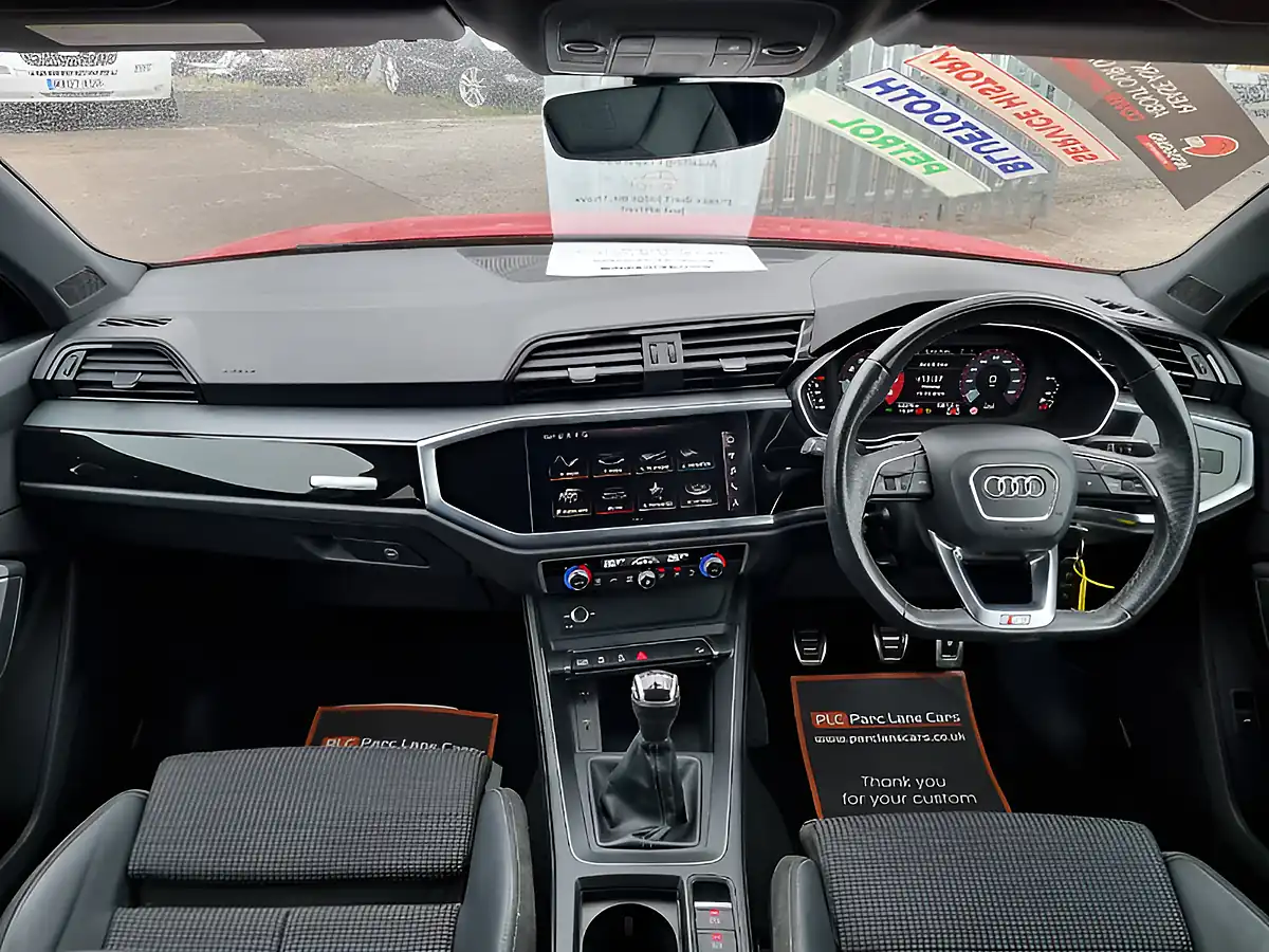 Used 2021 Audi Q3 S Line Black Edition Misano Red - Interior and Exterior details 9