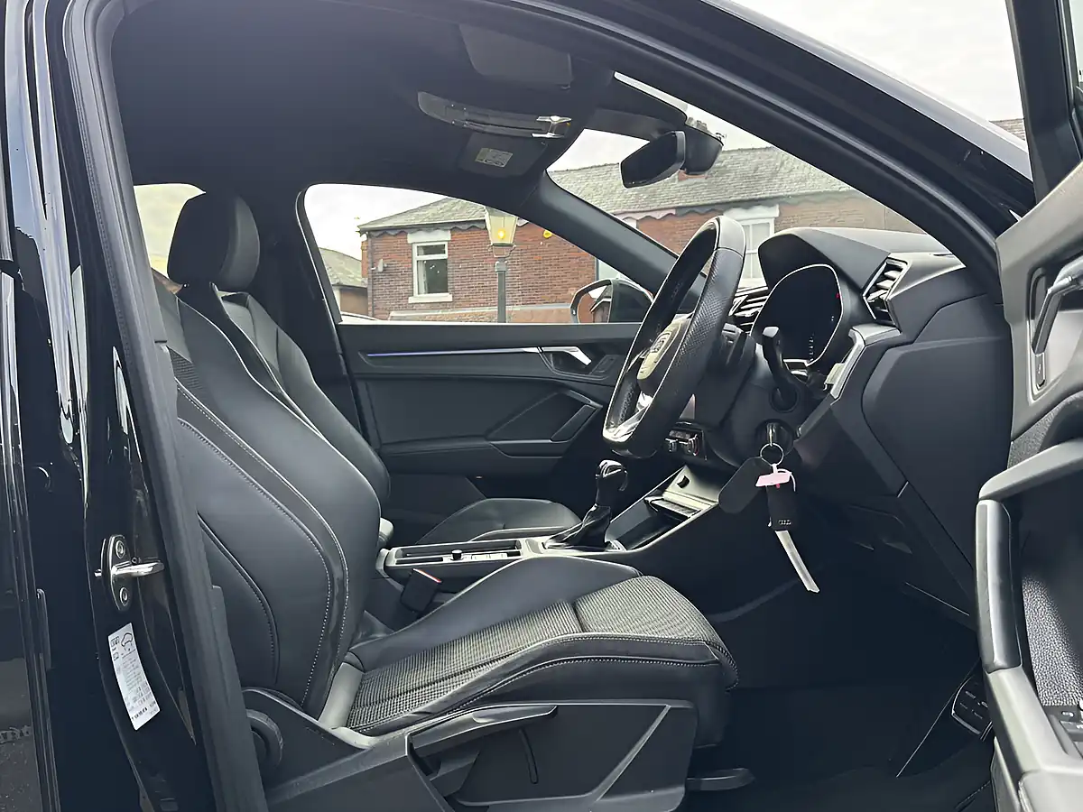 Used 2021 Audi Q3 S Line Black Edition Mythos Black - Interior and Exterior details 13