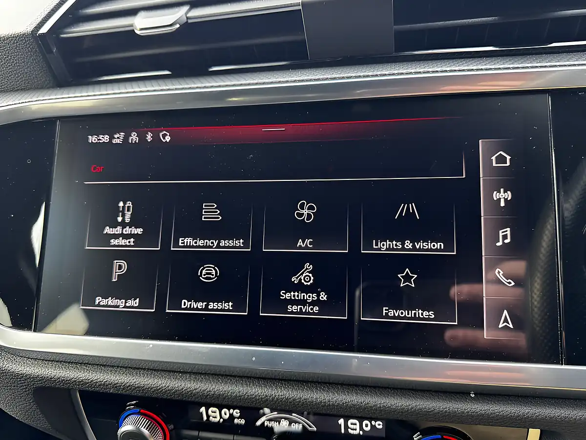 Used 2021 Audi Q3 S Line Black Edition Mythos Black - Interior and Exterior details 16