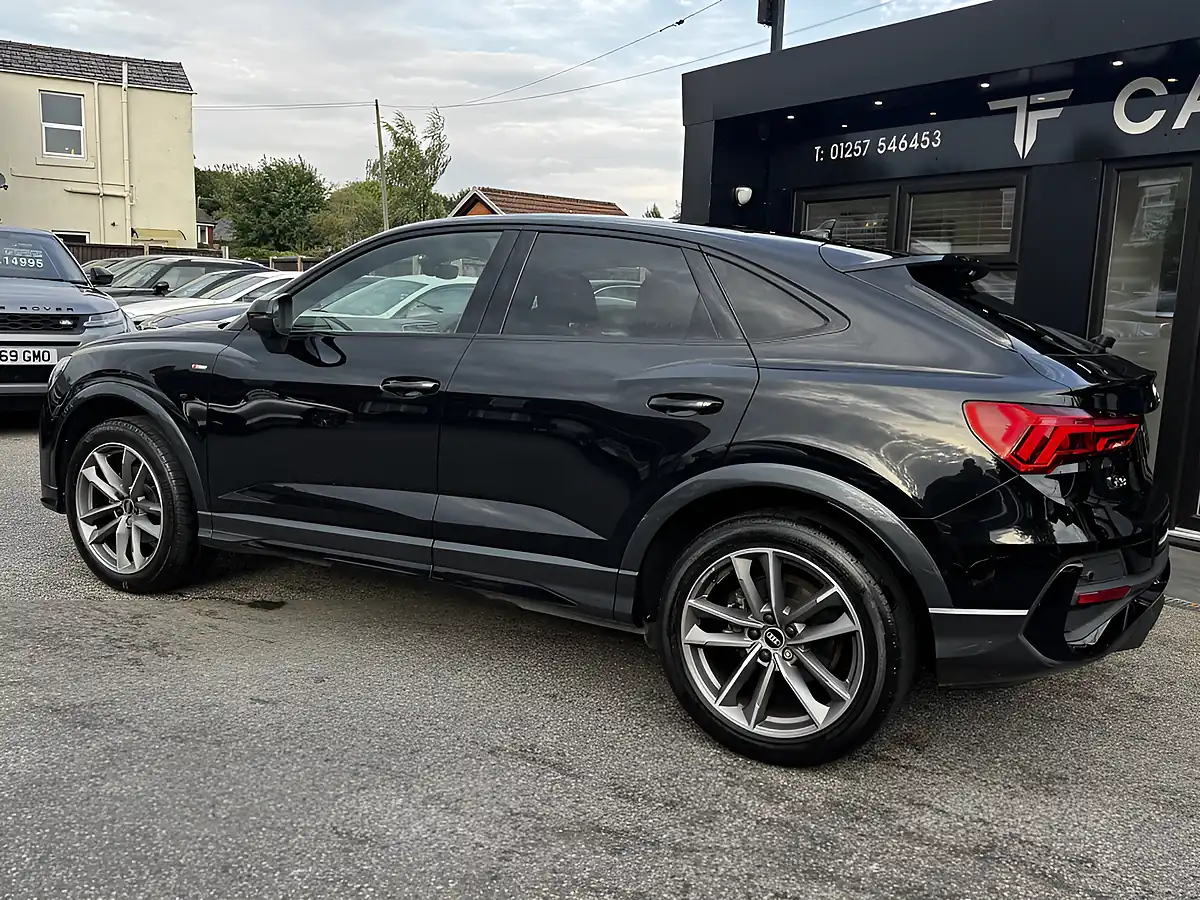Used 2021 Audi Q3 S Line Black Edition Mythos Black - Interior and Exterior details 5