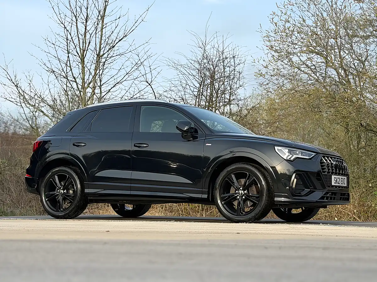 Used 2021 Audi Q3 S Line Black - Front View