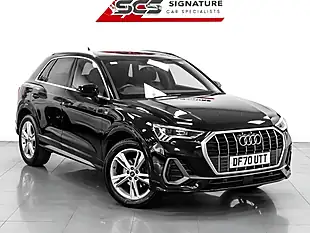 Used 2021 Audi Q3 S Line Mythos Black - Interior and Exterior details 4