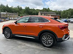 Used 2021 Audi Q3 S Line Sportback Orange - Interior and Exterior details 14