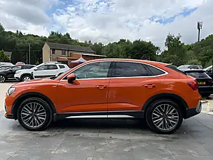 Used 2021 Audi Q3 S Line Sportback Orange - Interior and Exterior details 4