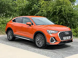 Used 2021 Audi Q3 S Line Sportback Orange - Interior and Exterior details 8