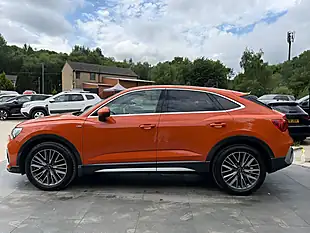 Used 2021 Audi Q3 S Line Sportback Orange - Interior and Exterior details 3