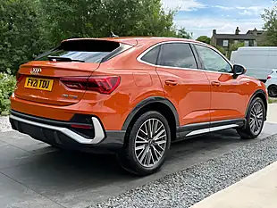 Used 2021 Audi Q3 S Line Sportback Orange - Interior and Exterior details 9