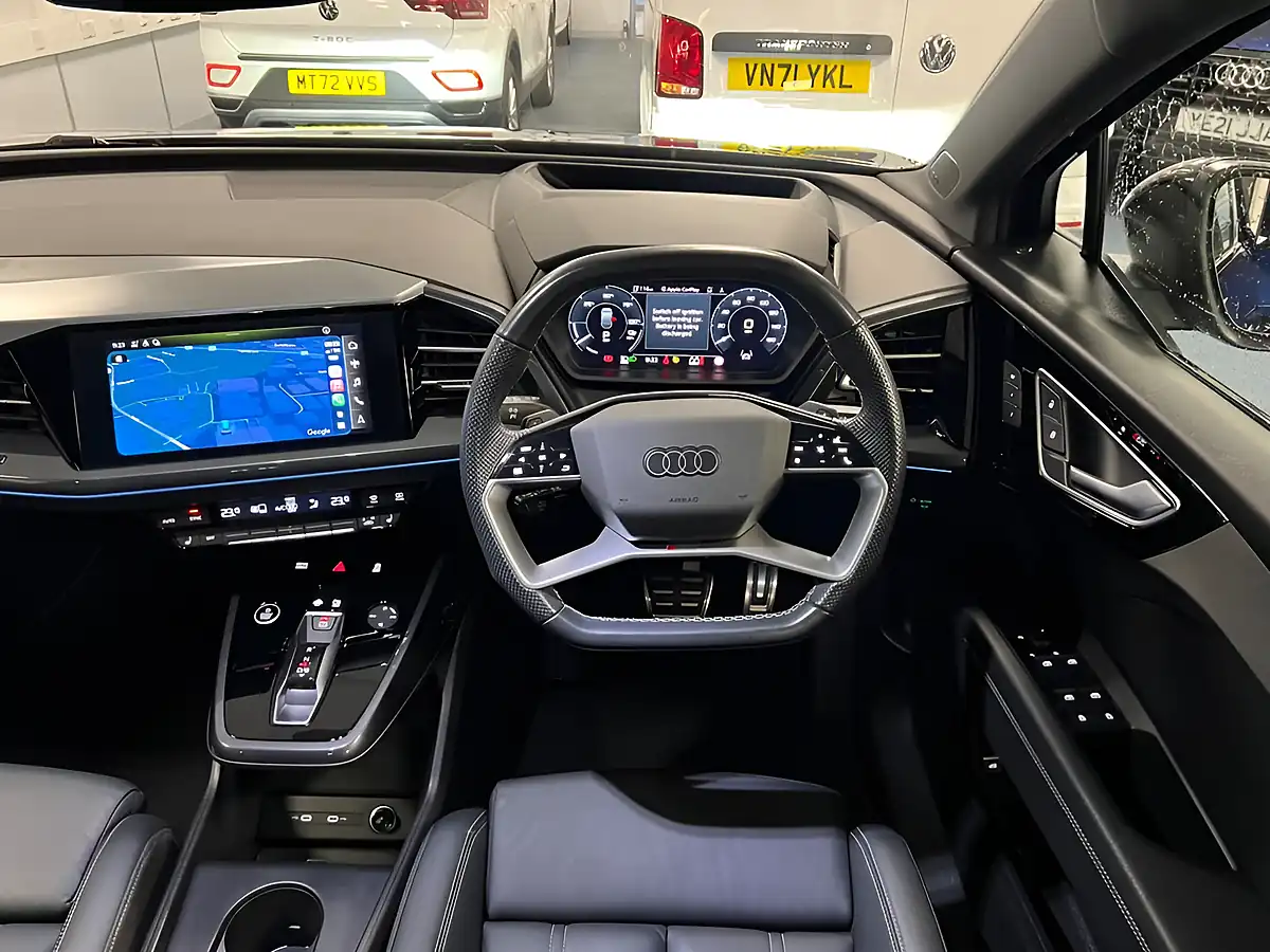 Used 2021 Audi Q4 E-Tron Edition 1 Navarra Blue - Metallic - Interior and Exterior details 13