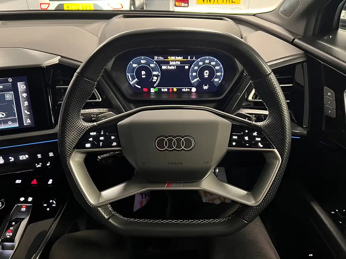 Used 2021 Audi Q4 E-Tron Edition 1 Navarra Blue - Metallic - Interior and Exterior details 14