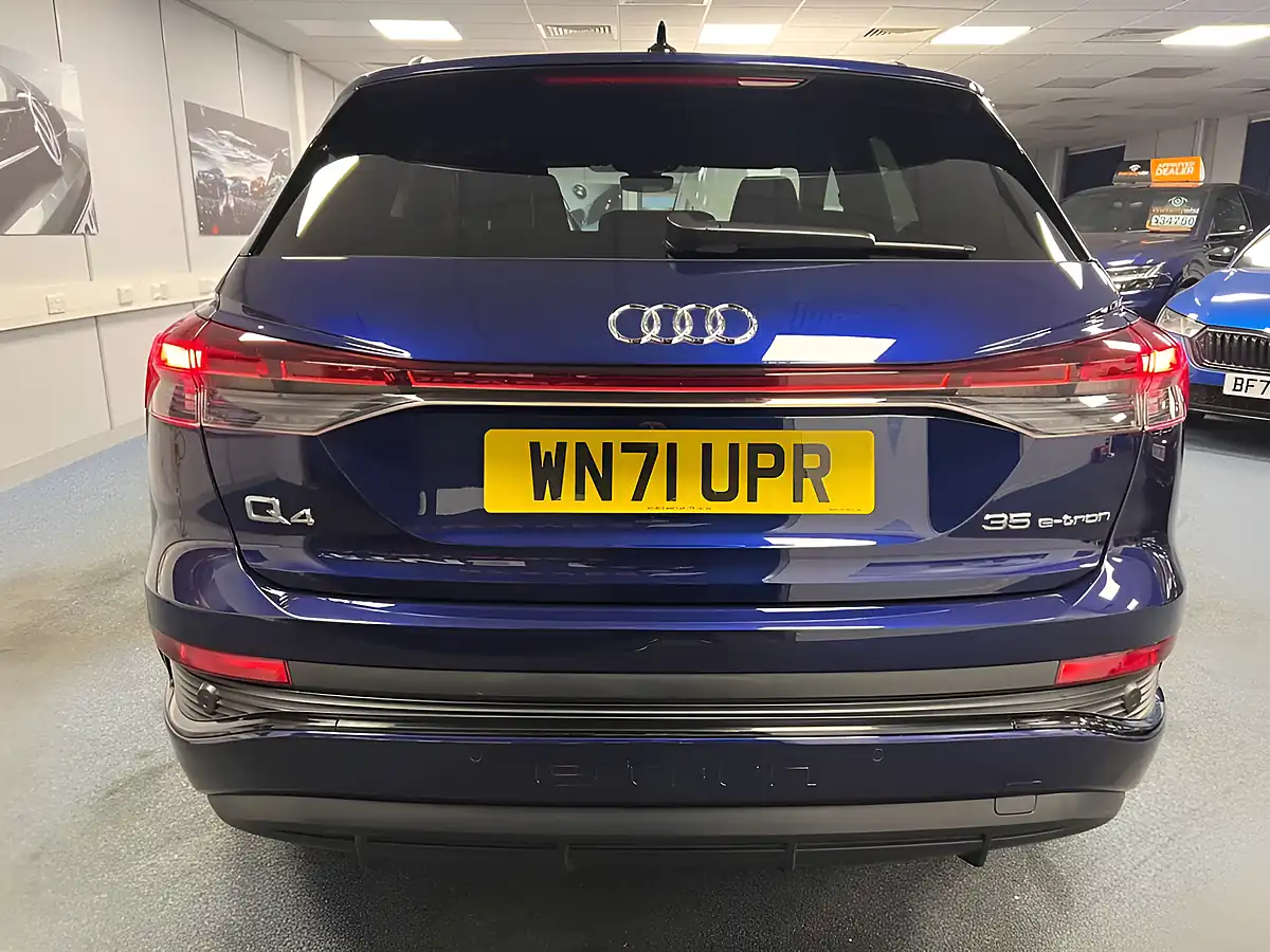 Used 2021 Audi Q4 E-Tron Edition 1 Navarra Blue - Metallic - Interior and Exterior details 5