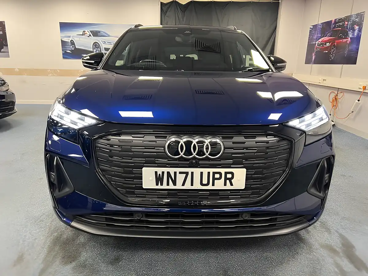 Used 2021 Audi Q4 E-Tron Edition 1 Navarra Blue - Metallic - Interior and Exterior details 6
