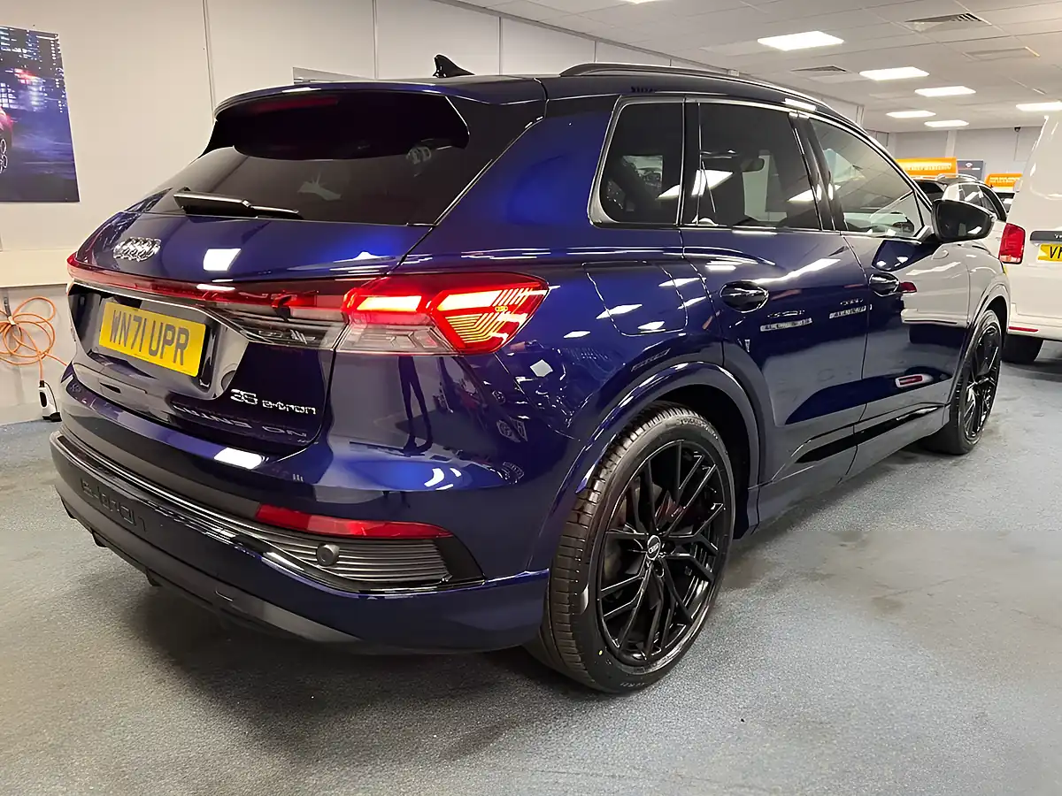 Used 2021 Audi Q4 E-Tron Edition 1 Navarra Blue - Metallic - Interior and Exterior details 7