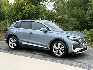 Used 2021 Audi Q4 E-Tron S Line Blue - Interior and Exterior details 10