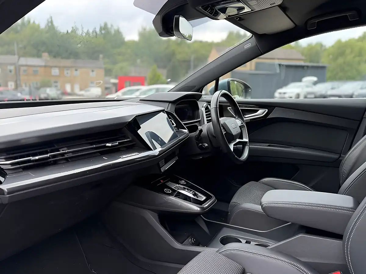 Used 2021 Audi Q4 E-Tron S Line Blue - Interior and Exterior details 4