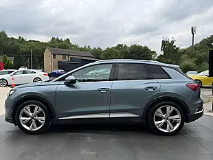 Used 2021 Audi Q4 E-Tron S Line Blue - Interior and Exterior details 12