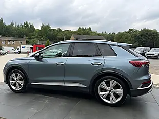 Used 2021 Audi Q4 E-Tron S Line Blue - Interior and Exterior details 3
