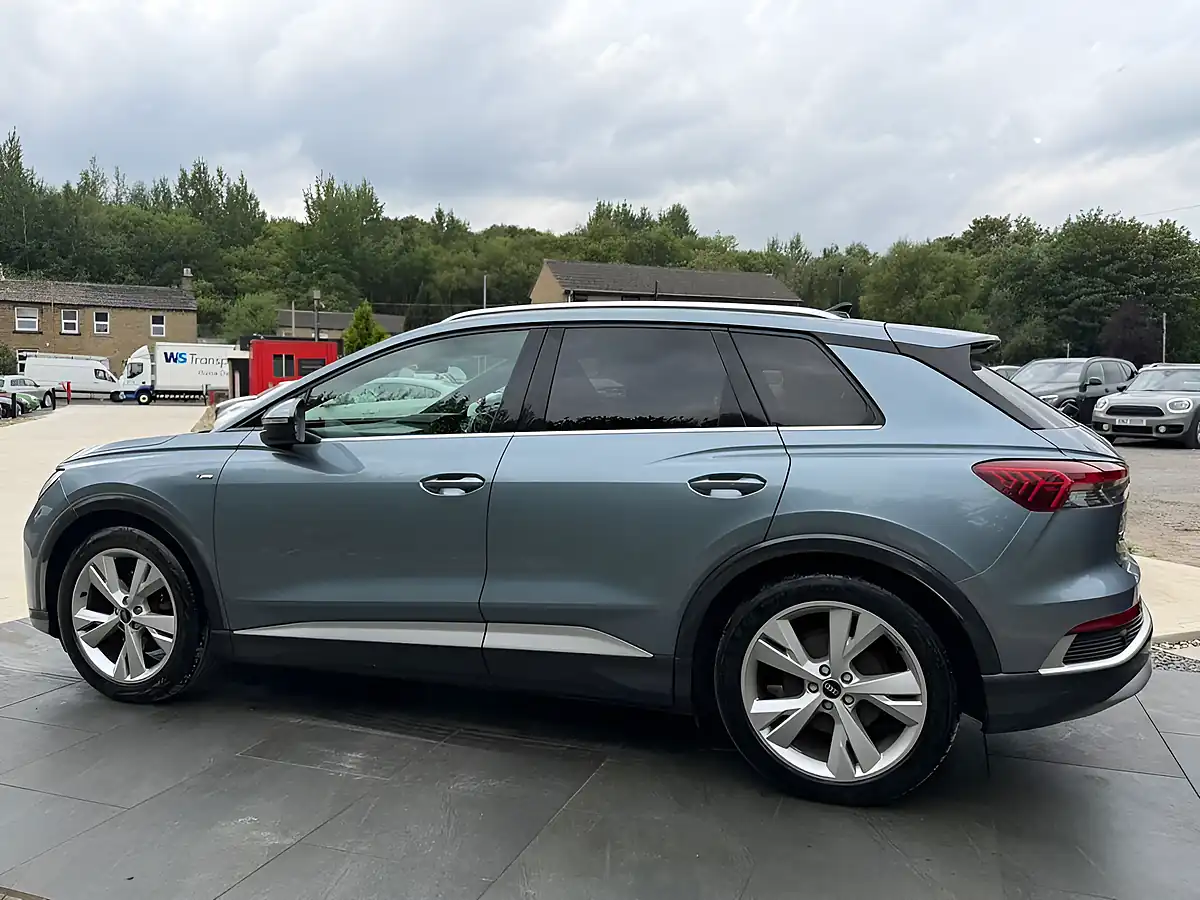 Used 2021 Audi Q4 E-Tron S Line Blue - Interior and Exterior details 3