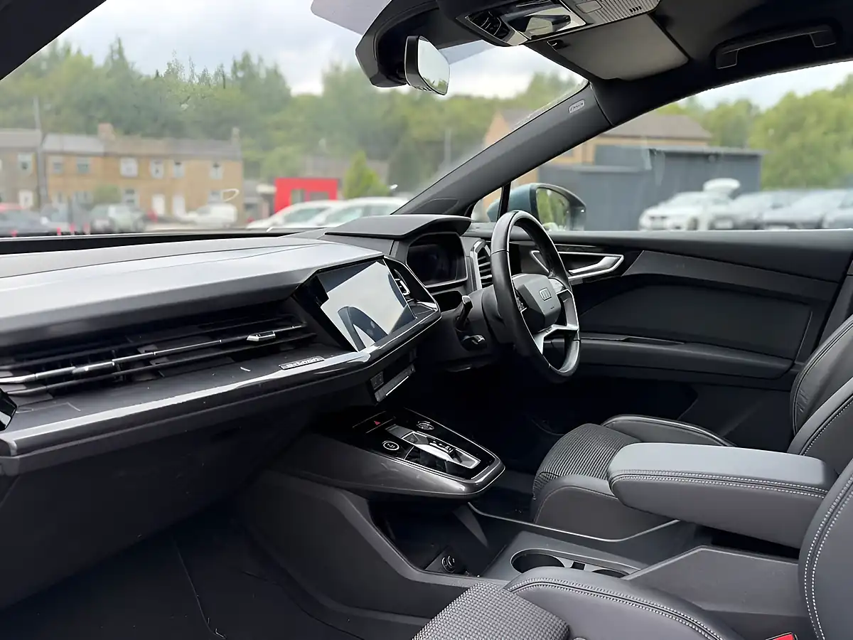 Used 2021 Audi Q4 E-Tron S Line Blue - Interior and Exterior details 6