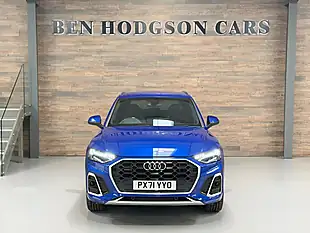Used 2021 Audi Q5 S Line Blue - Interior and Exterior details 17