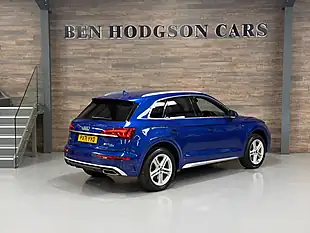 Used 2021 Audi Q5 S Line Blue - Interior and Exterior details 3