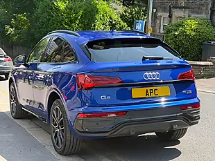 Used 2021 Audi Q5 S Line Blue - Interior and Exterior details 4
