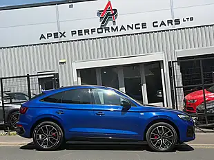 Used 2021 Audi Q5 S Line Blue - Interior and Exterior details 7