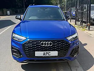 Used 2021 Audi Q5 S Line Blue - Interior and Exterior details 9