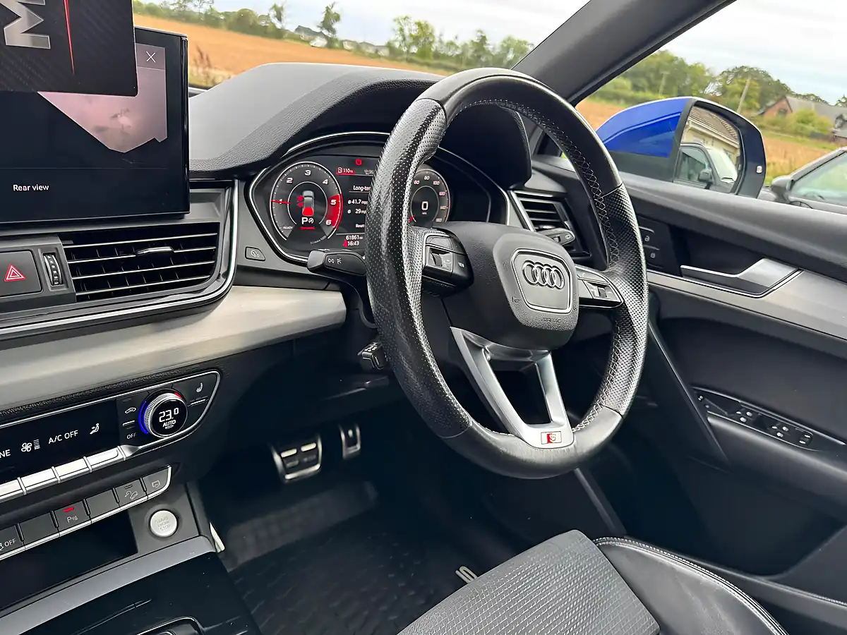 Used 2021 Audi Q5 S Line Blue - Interior and Exterior details 14