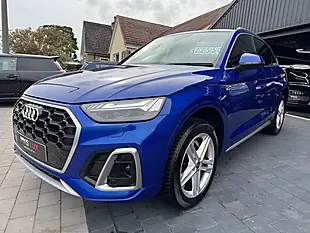 Used 2021 Audi Q5 S Line Blue - Interior and Exterior details 2