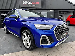 Used 2021 Audi Q5 S Line Blue - Interior and Exterior details 5