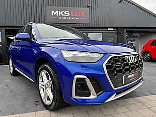 Used 2021 Audi Q5 S Line Blue - Interior and Exterior details 6