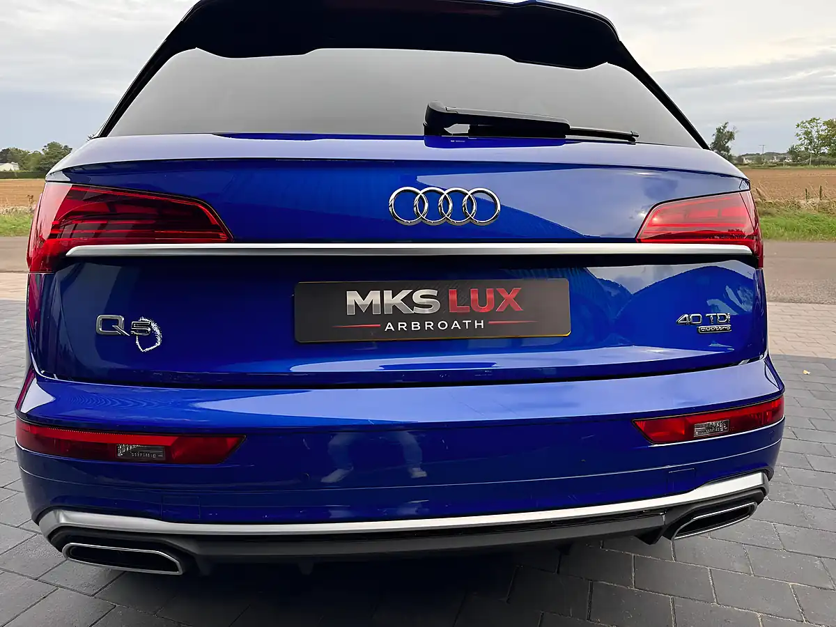 Used 2021 Audi Q5 S Line Blue - Interior and Exterior details 8