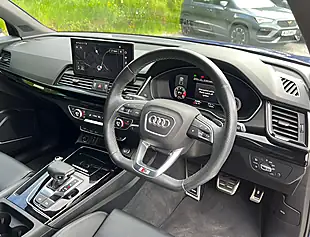 Used 2021 Audi Q5 S Line Edition 1 Navarra Blue - Interior and Exterior details 12