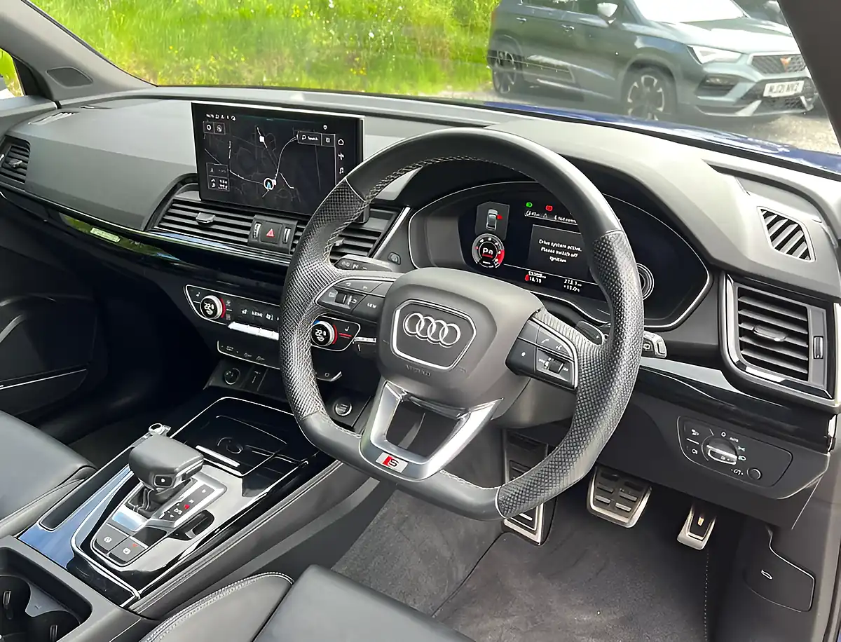 Used 2021 Audi Q5 S Line Edition 1 Navarra Blue - Interior and Exterior details 12