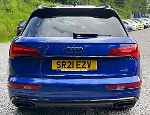 Used 2021 Audi Q5 S Line Edition 1 Navarra Blue - Interior and Exterior details 4