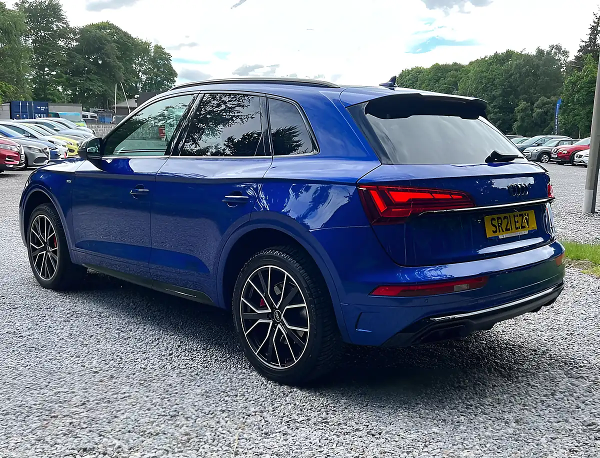 Used 2021 Audi Q5 S Line Edition 1 Navarra Blue - Interior and Exterior details 5